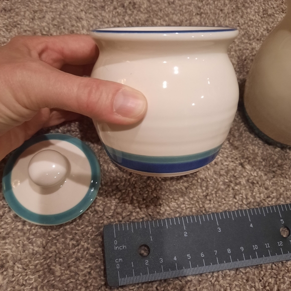 Pfaltzgraff Northwinds sugar bowl and creamer - Picture 2 of 3